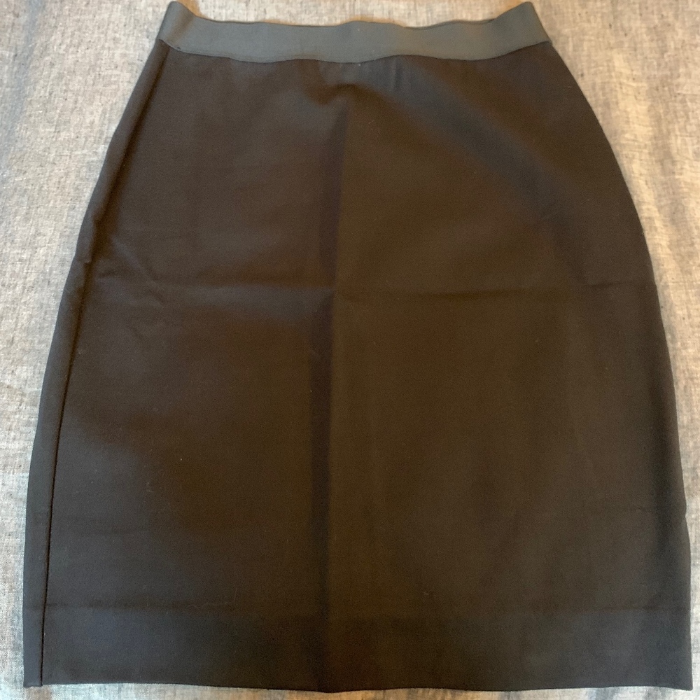 Everlane Stretch Skirt in Black (Sz M)